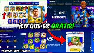 ✅ TODOS LOS JUGADORES GRATIS DE LA COPA AMERICA PARA FC MOBILE 24: ICONOS, HEROES & MUCHO MAS!! 🎁