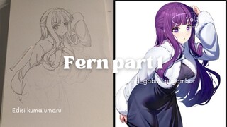 [ speed draw ] draw fern again?!