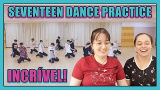 REAGINDO À 'SEVENTEEN DANCE PRACTICE (DON'T WANNA CRY E GETTING CLOSER)'