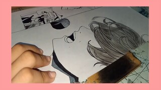 DRAWING MANGA!! Given (speed drawing)