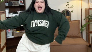 被afro彻底放飞的180斤灵魂！！随性起舞，想跳就跳吗！