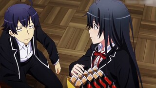 Hikigaya: My sister and I often do this at home.