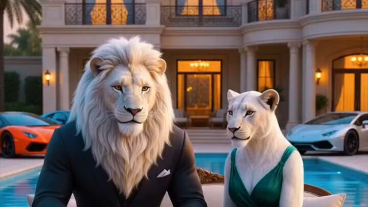 Lion 🦁 vs Land curious 😂