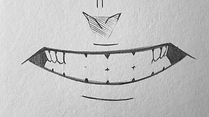 วาดหน้าขบฟันยังไง?