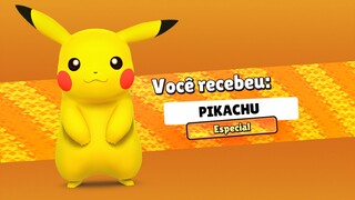 Liberando a Skin do PIKACHU no Stumble Guys