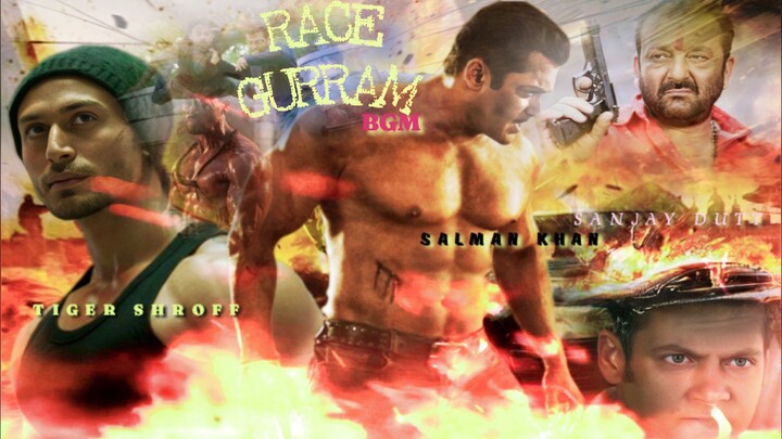 Salman Khan X Sanjay Dutt and Tiger Shroff | Action Edit Video | Race Gurram BGM