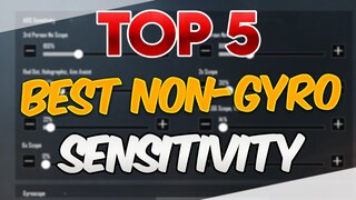 Top 5 Best Non Gyro Players Sensitivity/Settings - PUBG MOBILE