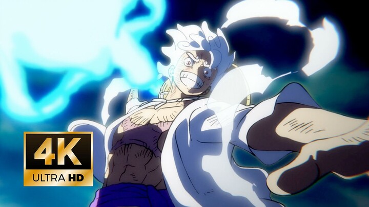 【4K 60 FPS】Luffy vs. Kaido 【High-Octane Battle MAD】— Most Dialogue Removed —