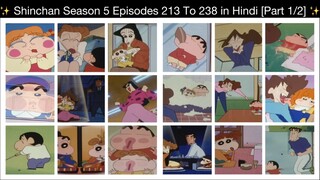 Shinchan Season 5 Episodes 213 To 238 in Hindi [Part 1/2 - 26 Episodes Compilation]