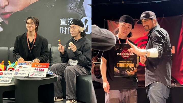 I rang the wooden fish for Zando, the world champion of street dance, and ended up winning an intern