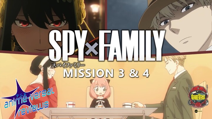 The ELEGANT Family Arrives- SPY x FAMILY Episode 3 & 4 Review | AVR Podcast