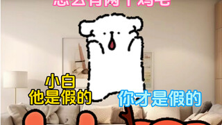 真假小鸡毛