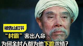 《被告山杠爷》：“村霸”害出人命，为何全村人都为他下跪求情？