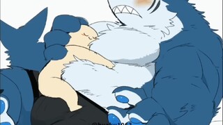 The daily life of a cute and fluffy little tiger shark