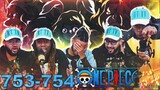 STRAW HATS CLASH WITH MINK TRIBE! One Piece EP 753/754 Reaction