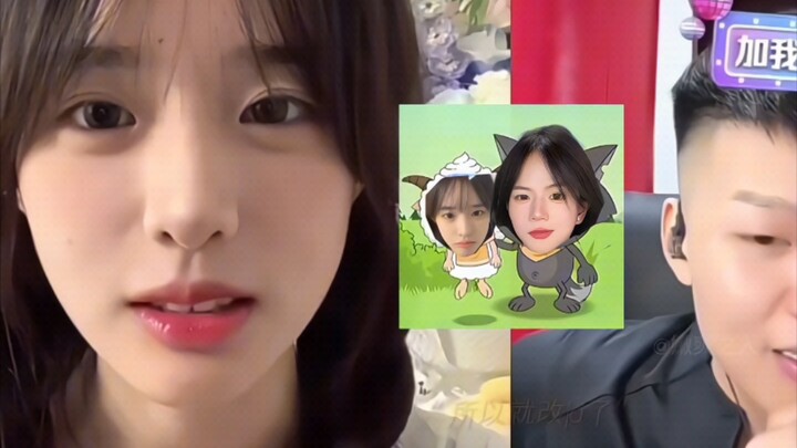 "Kambing Biru Menggoda Kucing Kecil"