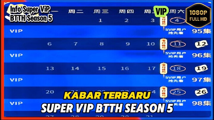 Kabar Terbaru Super VIP BTTH Season 5