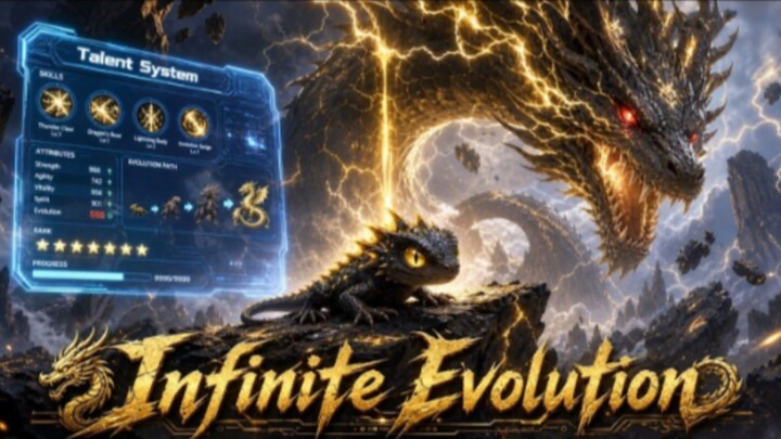 Reborn as a lizard Gained infinite evolution devouring monsters, became a divine dragon