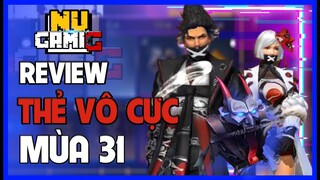 Review Thẻ Vô Cực :  Thẻ Vô Cực Mùa 31 Free Fire - Vòng Quay Chế Tác Mới Sẽ Là Gì | Free Fire