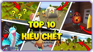 Mini World: Top 10 Kiểu &quot;c.h.ế.t&quot; cực nhọ trong sinh tồn mini world