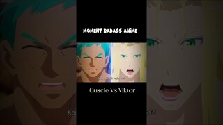 Guscle Vs Viktor #anime #animebadassmoment #animeepicmoments #momentanime #omwibuow