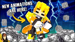 THUNDER & SUN BREATHING ANIMATED!?! | Minecraft - Demon Slayer [Forge 1.16.5]