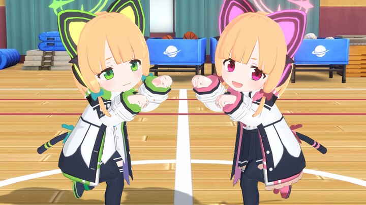 [ไฟล์สีน้ำเงิน MMD] Meow Meow EX [เต่าน้อย/เขียวน้อย]