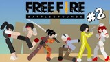Free Fire Stickman animation #2 | Stick nodes Indonesia