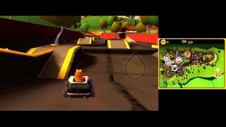 Garfield Kart (3DS) [150cc Ice-Cream Cup ~Finale~] (No Commentary)