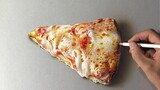 If you are hungry, draw a cheese pizza to relieve your cravings