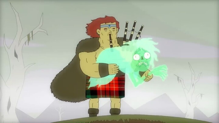 The love-hate relationship between the barbarian warrior and the black pepper bagpipe