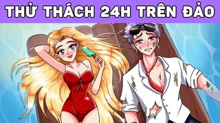 THỬ THÁCH 24H TRÊN ĐẢO HOANG | Phim hoạt hình | Buôn Chuyện Quanh Ta #BCQT