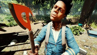 Playing Forest with VR actually produces this kind of effect...