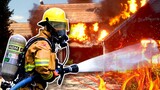 We Became Firefighters & Saved People! - Firefighting Simulator Multiplayer Gameplay