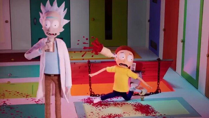 Rick and Morty】Pintu Palsu Film Pendek Resmi Baru! Kakek dan cucu datang ke sebuah ruangan yang penu