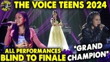 The Voice Teens Philippines 2024 Grand Champion Jillian All Performances Blind Audition to the Final