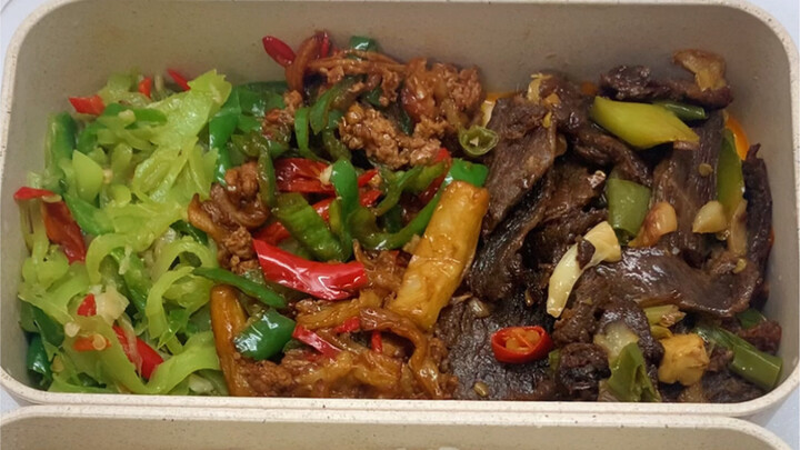 Bạn gái hôm nay ăn cà tím xào thịt bằm