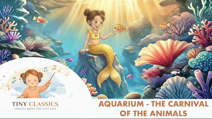 The Little Mermaid & the Lost Octopus | Classical Music for Kids | Aquarium by Saint-Saëns