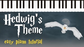 Hedwig's Theme from Harry Potter - Easy Piano Tutorial - Hoffman Academy