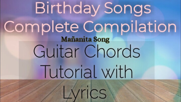Mañanita Songs Complete Compilation - English/Tagalog
