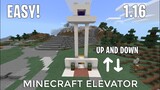 How to Make Elevator in Minecraft Bedrock 1.18 MCPE/PS4/Xbox/Switch