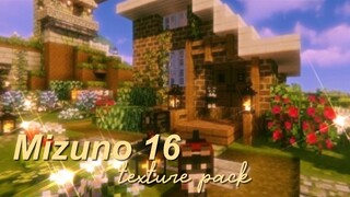 mizuno 16 craft ~ minecraft pe texture pack review | cottagecore aesthetic