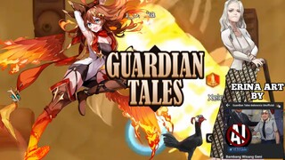 SCINTILLA TUKANG RIDER KICK DAN NENEK ERINA ASLI JAWA | GUARDIAN TALES ARENA