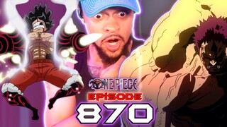 Best Fight In The Series 🔥 Snake Man Luffy Vs Katakuri - One Piece Episode 870 Reaction