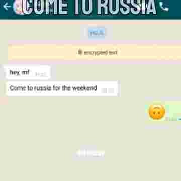 Come to Russia for the weekend