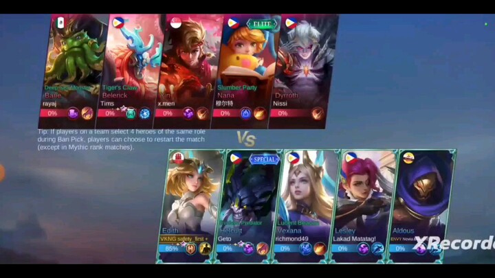 Edith Solo Rank Game 17kills MVP