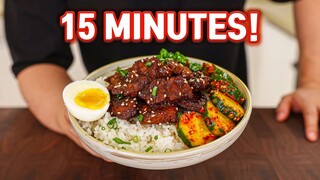 This Korean BBQ GALBI Rice Bowl Will Change Your LIFE!