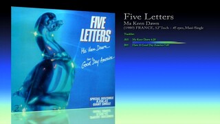 Five Letters (1980) Ma Keen Dawn [12' Inch - 45 RPM - Maxi-Single]