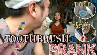 TOOTHBRUSH PRANK | GINAMIT KAY DOGIE, GINAMIT DIN KAY TOILEY | PRANK