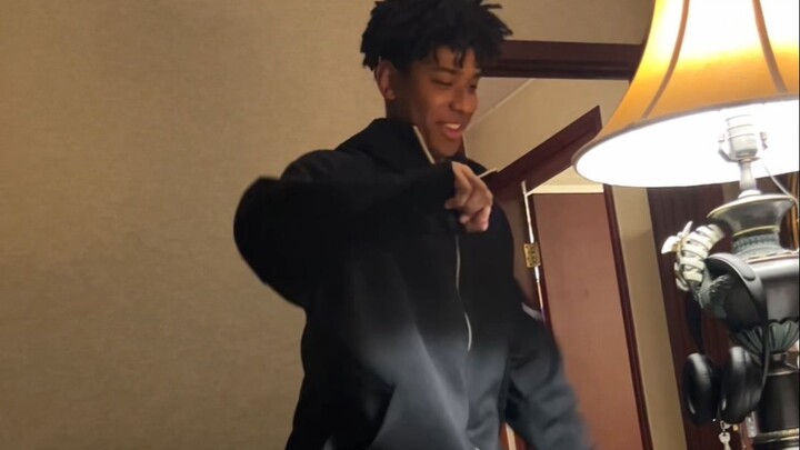 Little brother's version of the Guagua dance...